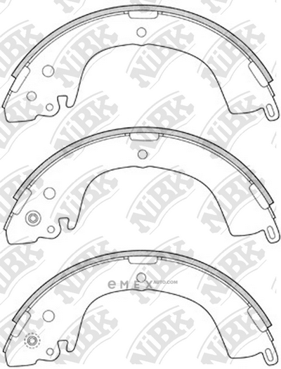 OEM SHOE KIT, DRUM BRAKE FN6718