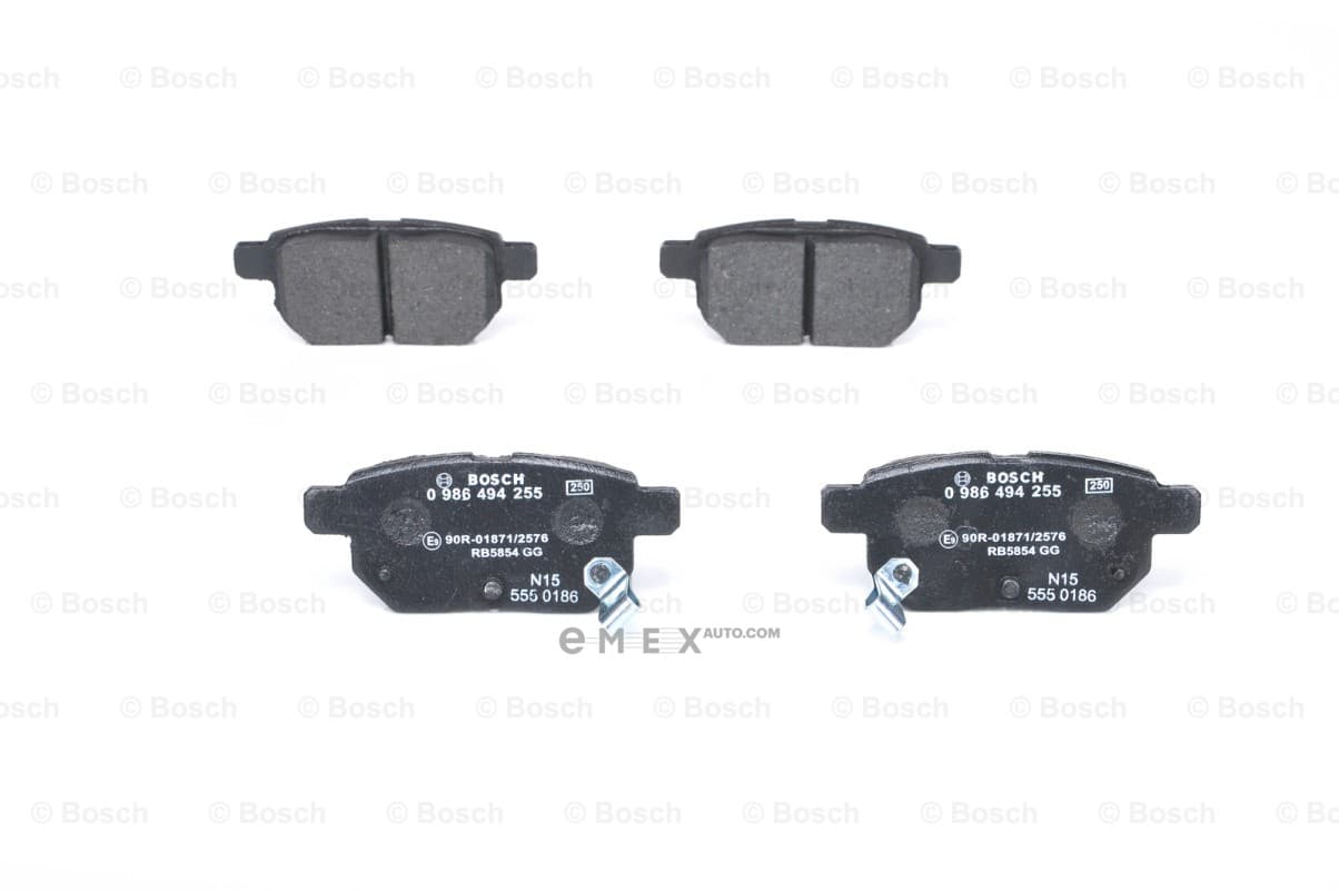 OEM Disc Brake Pad set, rear 0986494255