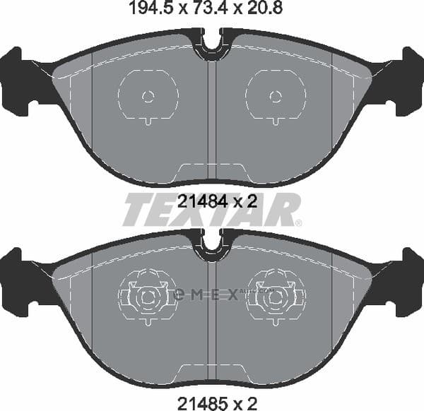 OEM PAD KIT, DISC BRAKE 2148401