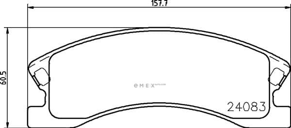 OEM BRAKE-PADS MDB2376