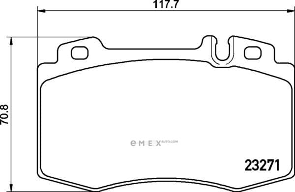 OEM BRAKE-PADS MDB2064