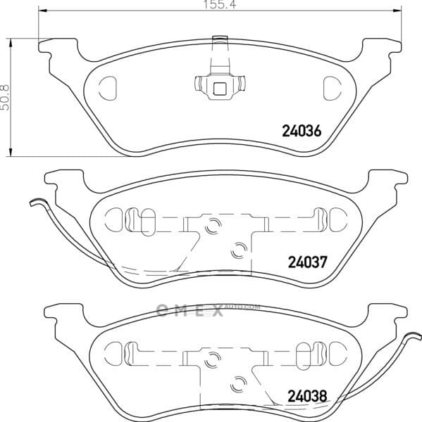 OEM BRAKE-PADS MDB2217