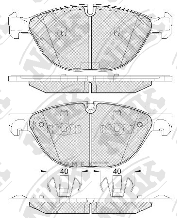 OEM PAD KIT, DISC BRAKE PN0493