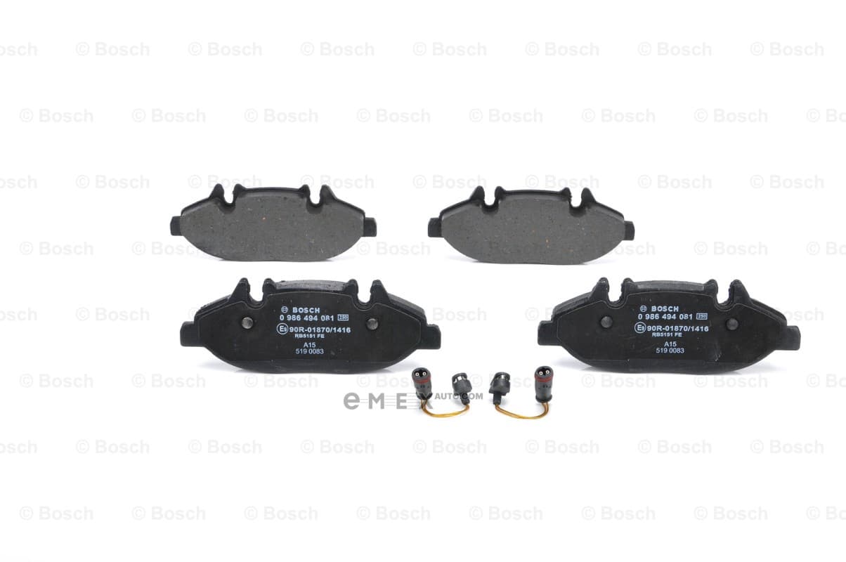 OEM BRAKE PAD FRT-W639 0986494081