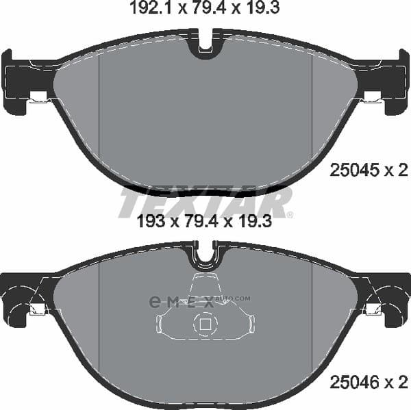 OEM PAD KIT, DISC BRAKE 2504501