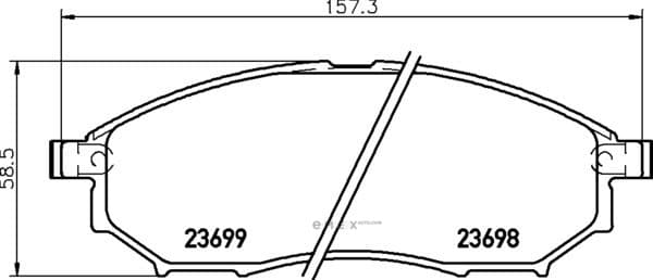 OEM BRAKE-PADS MDB2247