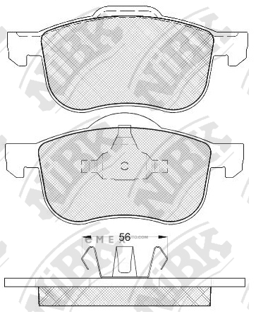 OEM PAD KIT, DISC BRAKE PN0137