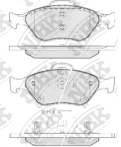 OEM PAD KIT, DISC BRAKE PN1839