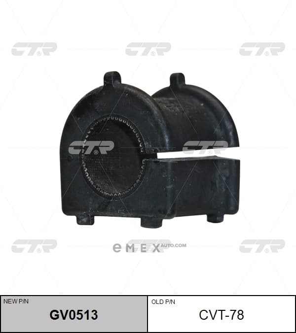 OEM BUSHING, STABILIZER CVT78