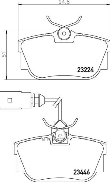 OEM BRAKE-PADS MDB2113