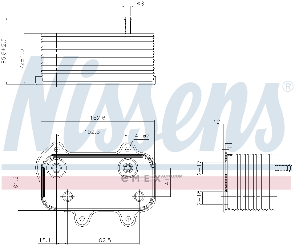 OEM OIL COOLER-PORSCHE CAYMN/BOXTR 90753