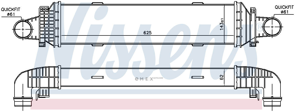 OEM RADIATOR ASSY, ENGINE COOLANT 96534