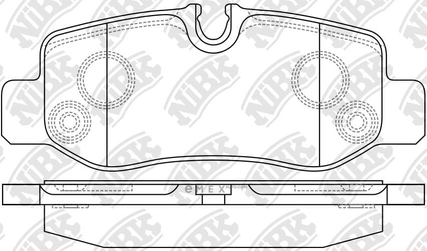 OEM PAD KIT, DISC BRAKE PN0654