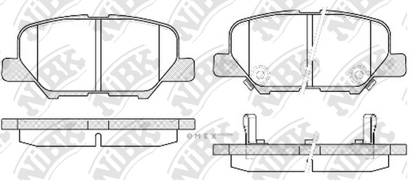 OEM PAD KIT, DISC BRAKE PN25003