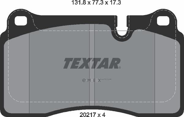 OEM PAD KIT, DISC BRAKE 2021701