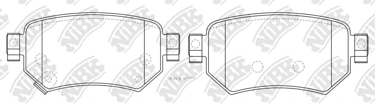 OEM PAD KIT, DISC BRAKE PN0673