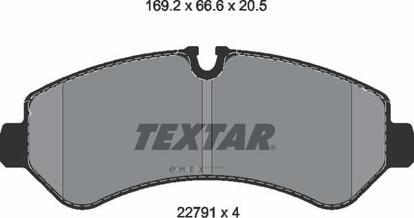 OEM PAD KIT, DISC BRAKE 2279101