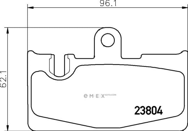 OEM PAD KIT, DISC BRAKE NP1102