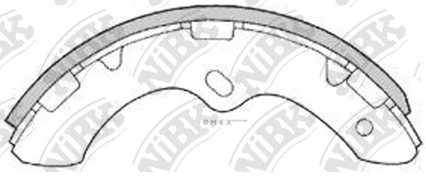 OEM SHOE KIT, DRUM BRAKE FN6655