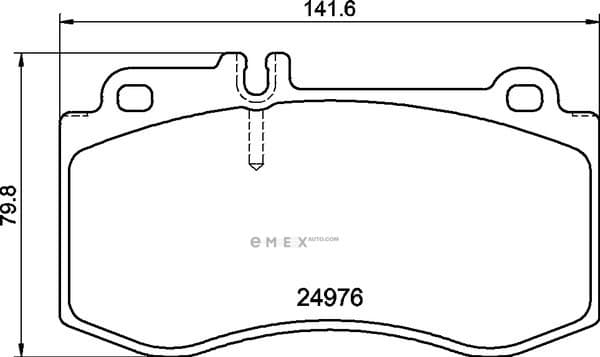 OEM BRAKE PAD MDB3046