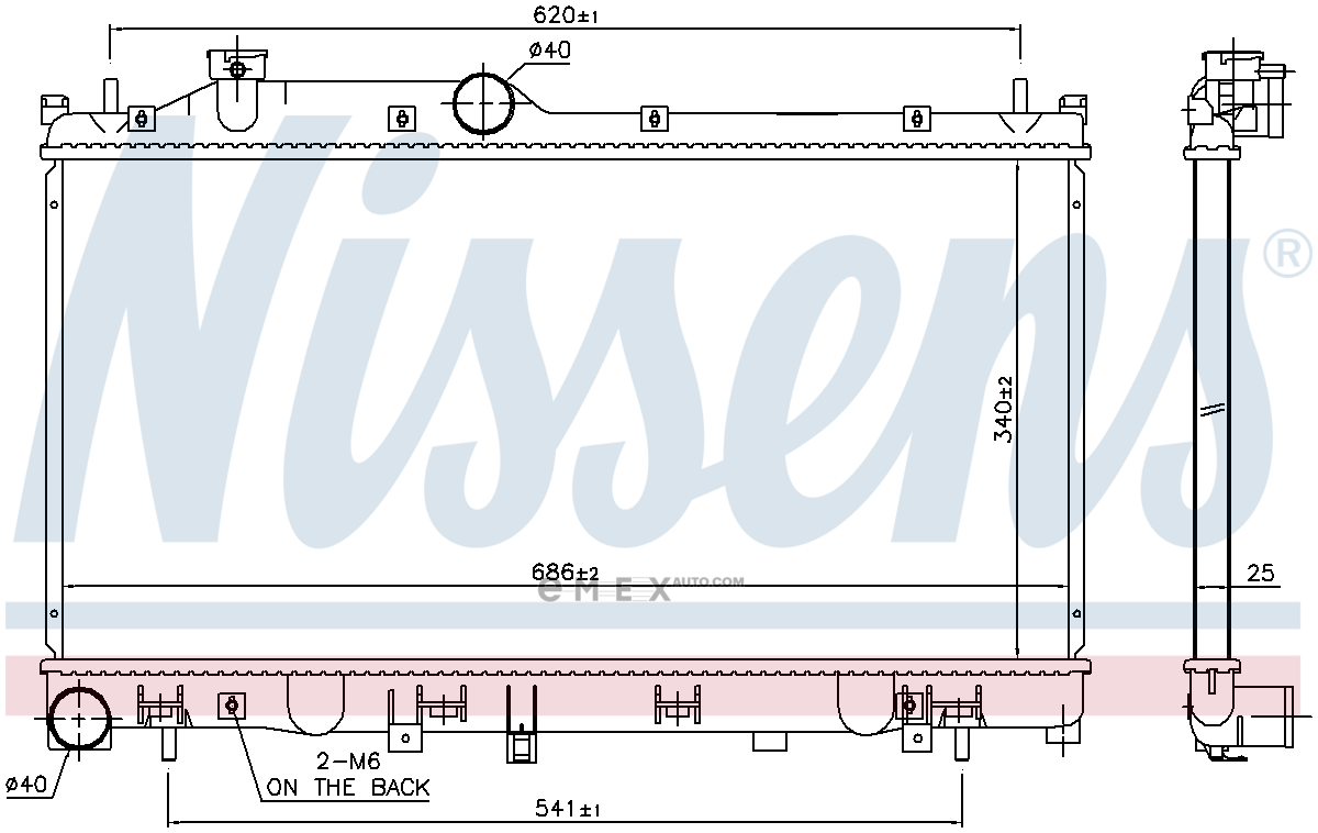 OEM RADIATOR ASSY, ENGINE COOLANT 67745