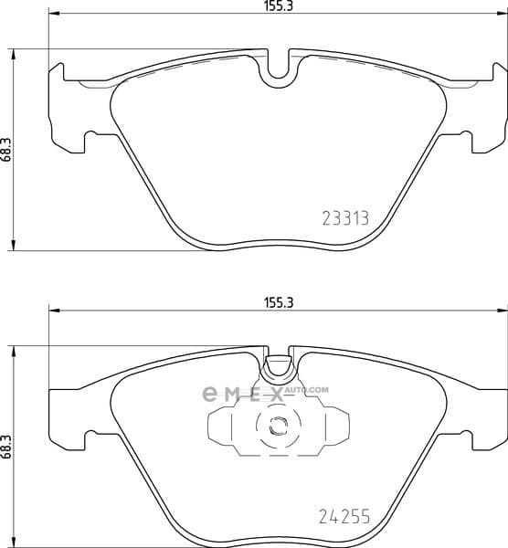 OEM BRAKE PAD MDB2960