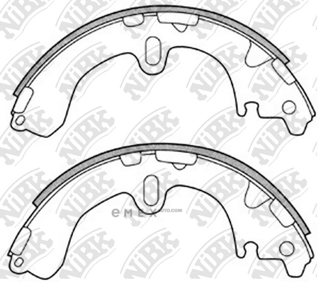 OEM SHOE KIT, DRUM BRAKE FN2311