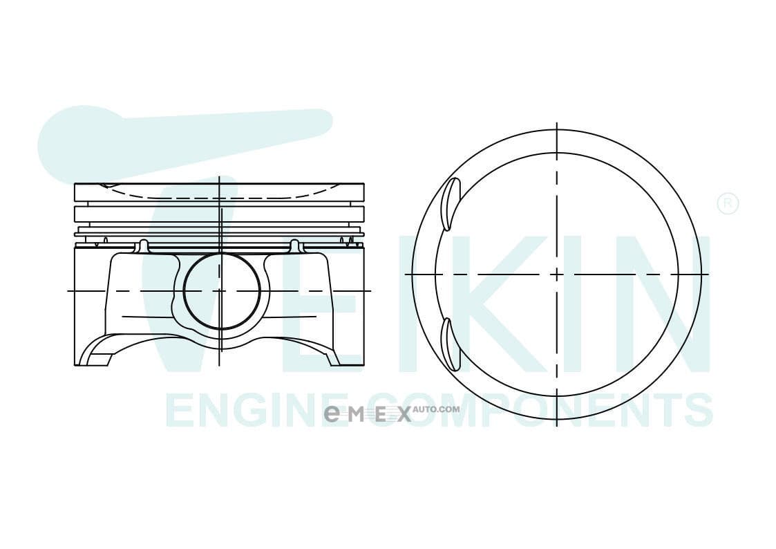 OEM PISTON ASSY 42222050