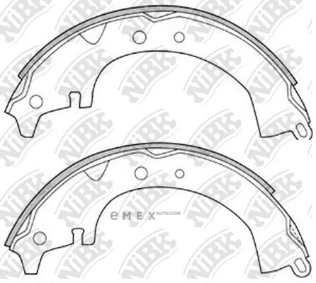 OEM SHOE KIT, DRUM BRAKE FN2232