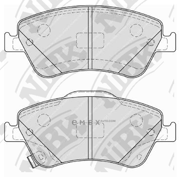 OEM PAD KIT, DISC BRAKE PN1835