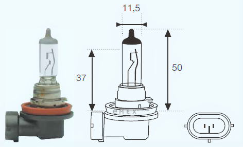 OEM LIGHT BULB HALOGEN H812