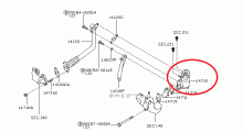 OEM VALVE ASSY, VENTILATION 147105M30B