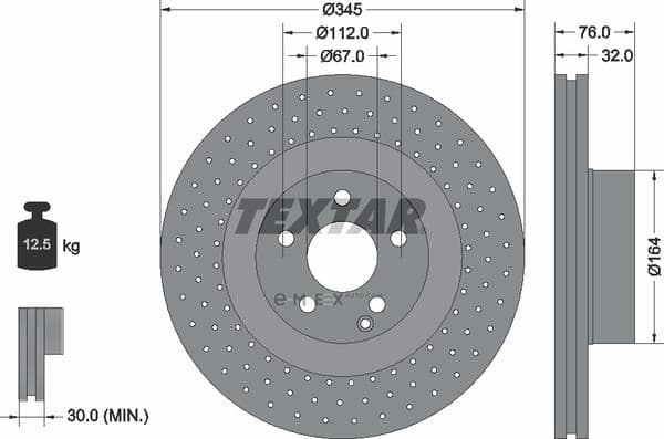 OEM BRAKE DISC FR-S-(W220/C215) 92108800