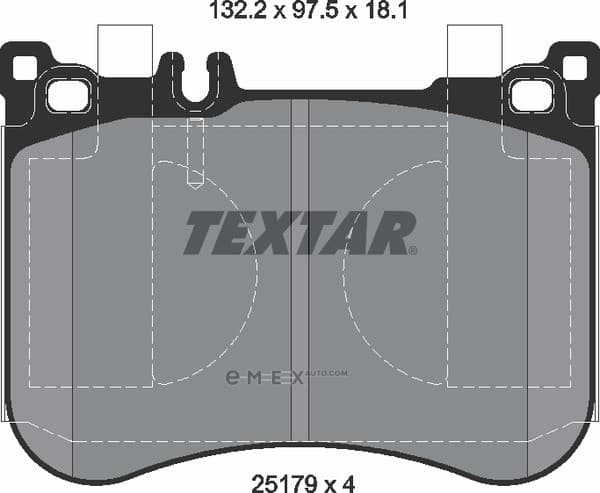 OEM PAD KIT, DISC BRAKE 2517901