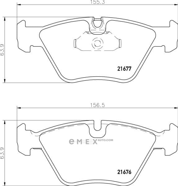 OEM BRAKE-PADS MDB1817