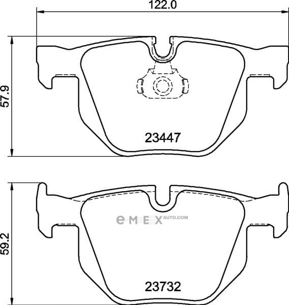 OEM BRAKE PAD MDB2961