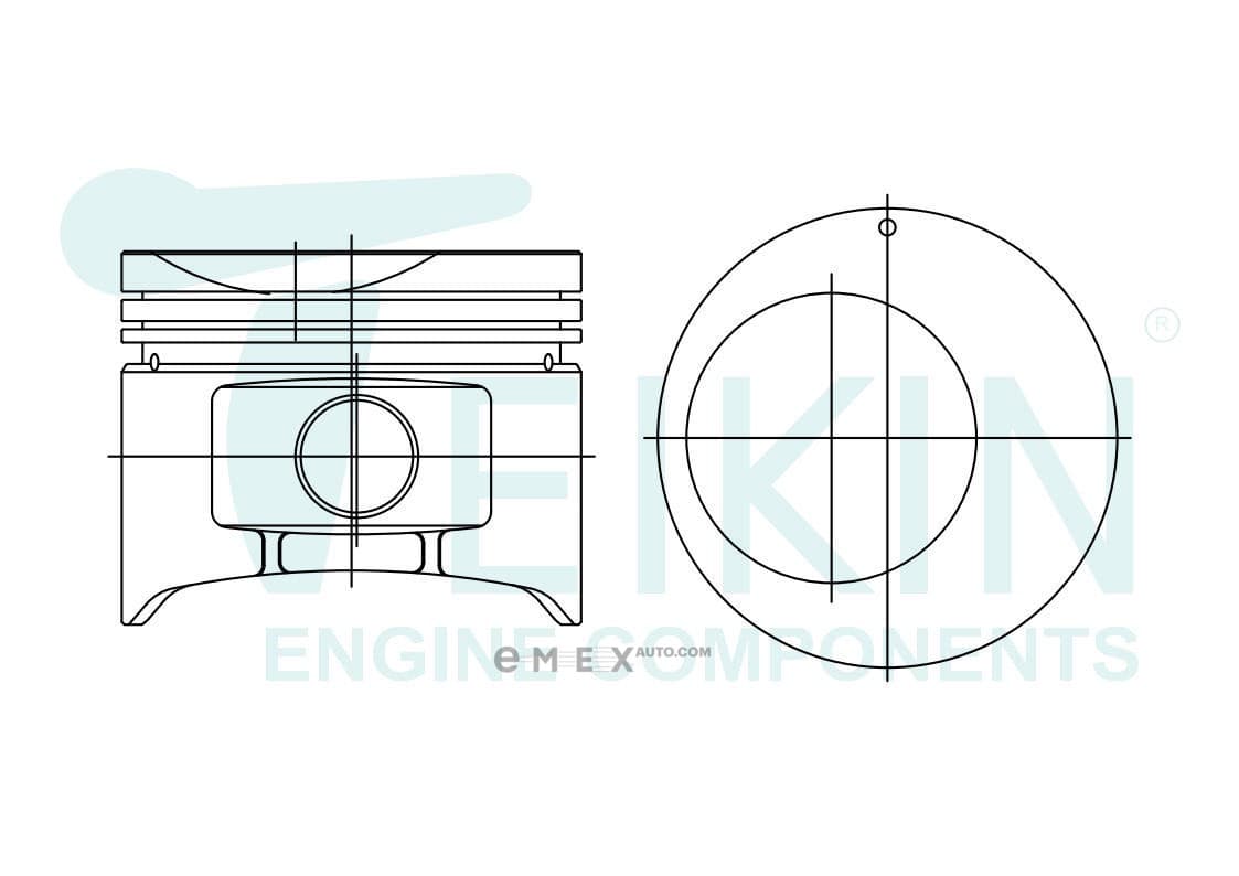 OEM PISTON 050 NA20 44604050