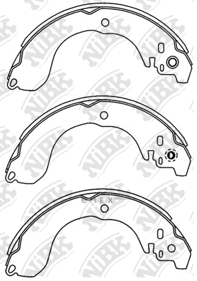 OEM SHOE KIT, DRUM BRAKE FN1264