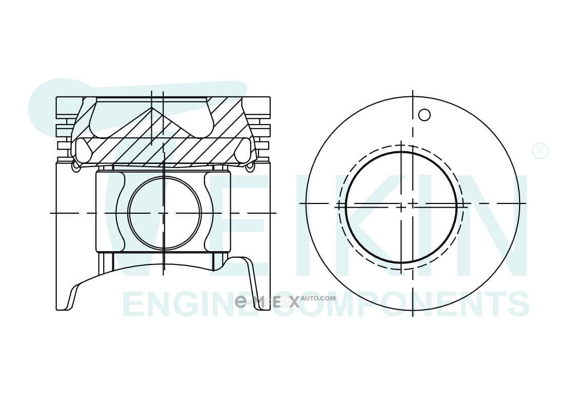 OEM PISTON ASSY 43608AGSTD