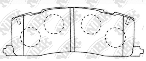 OEM PAD KIT, DISC BRAKE PN1274