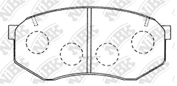 OEM PAD KIT, DISC BRAKE PN1246