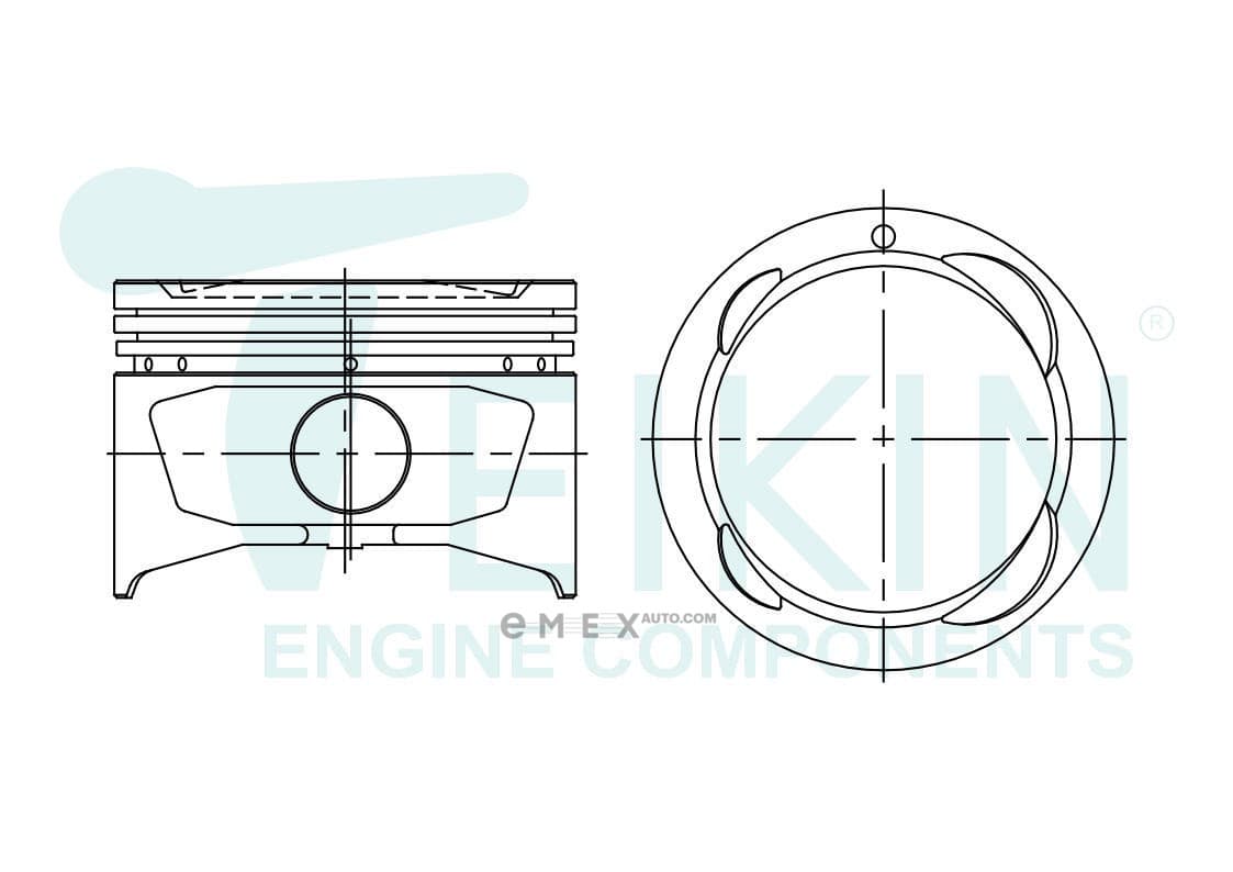 OEM PISTON STD 7AFE 46277STD