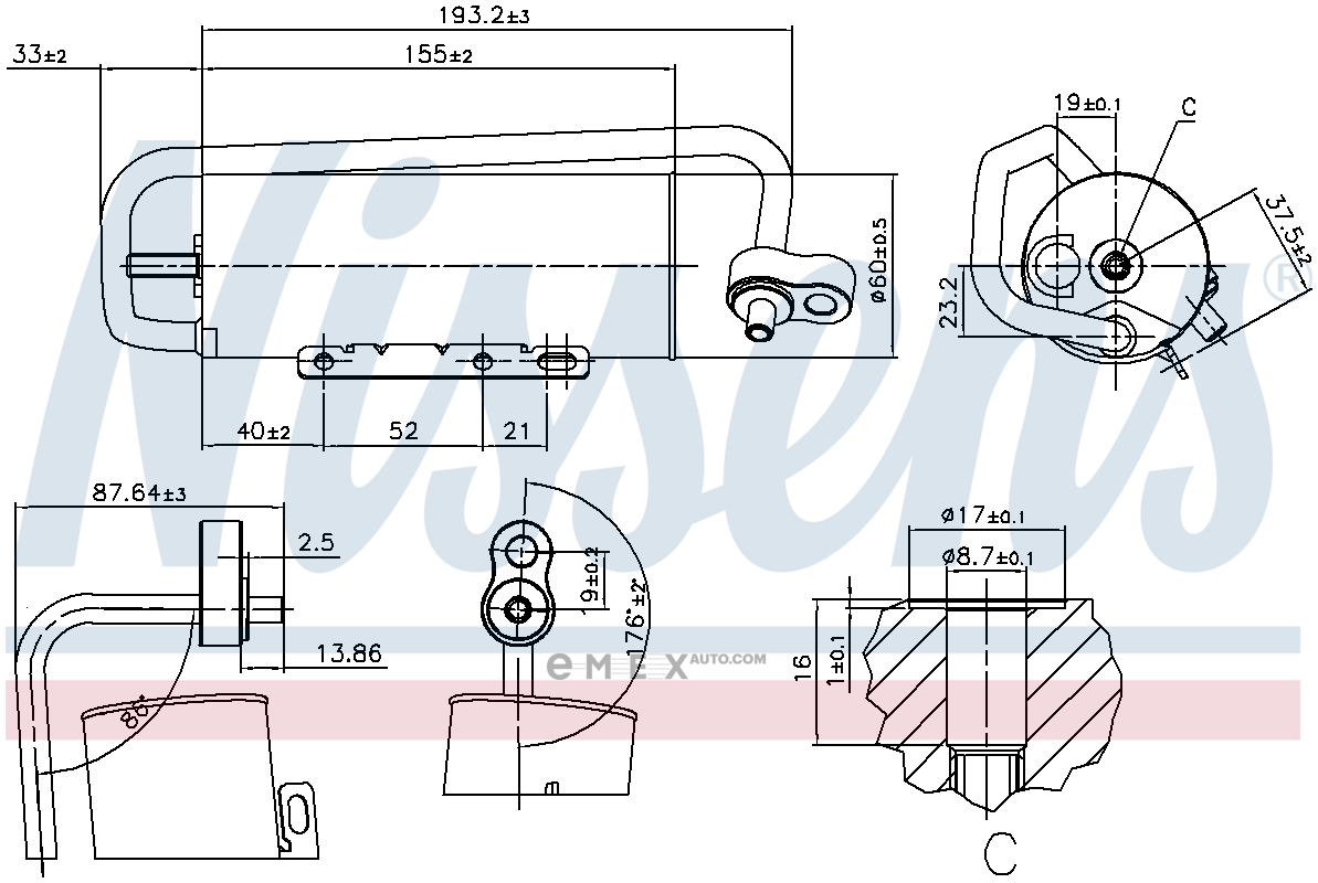 OEM FILTER ASSY, CABIN AIR 95338