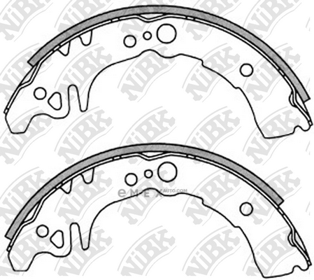 OEM SHOE KIT, DRUM BRAKE FN2350