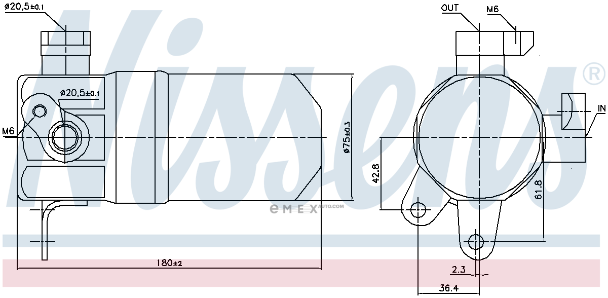 OEM DRYER A/C- AUDI A8(4E2,4E8)S8 95602