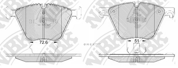 OEM PAD KIT, DISC BRAKE PN0494