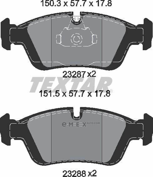 OEM PAD KIT, DISC BRAKE 2328702