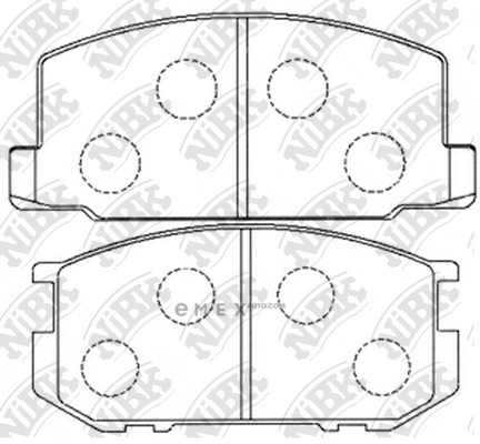 OEM PAD KIT, DISC BRAKE PN1081