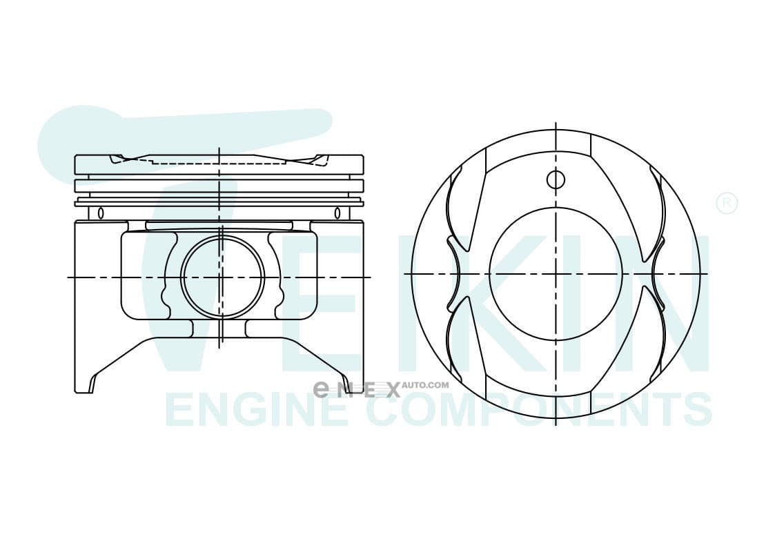 OEM PISTON ASSY 46376100