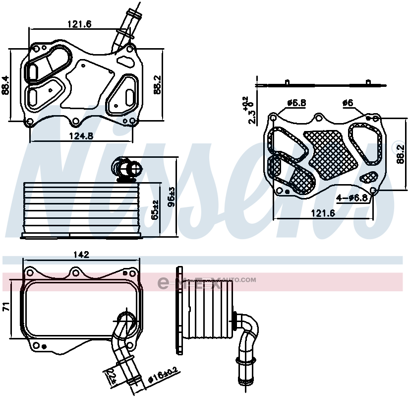 OEM OIL COOLER ASSY 91270